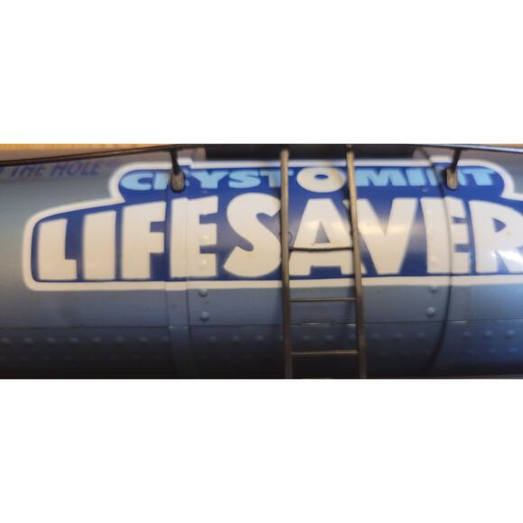 Bachmann 93434 Lifesavers tank car G scale blue with box READ DESCRIPTION - Picture 11 of 11